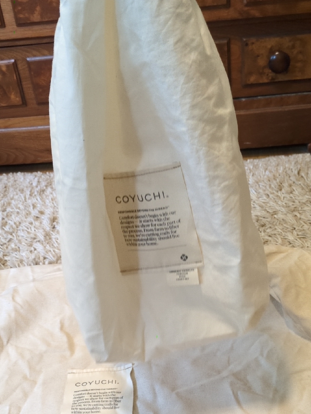 Extra Large Storage Bag & Tote Organic Cotton - Picture 3 of 6